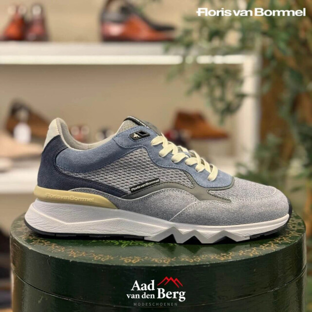 Floris van Bommel De Zager 02.56 Sneakers Blauw De Zager 02.56 large