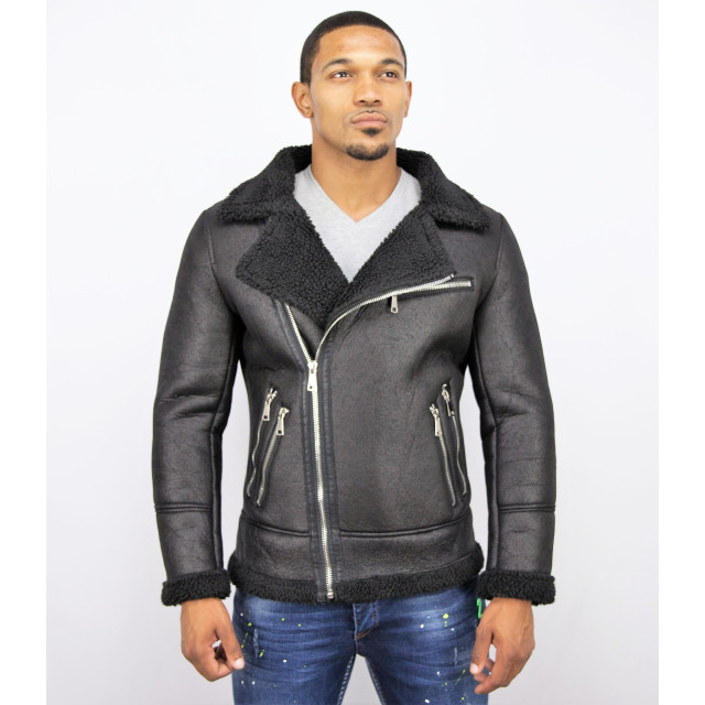 Tony Backer Imitatie bontjas lammy coat QQ510 large