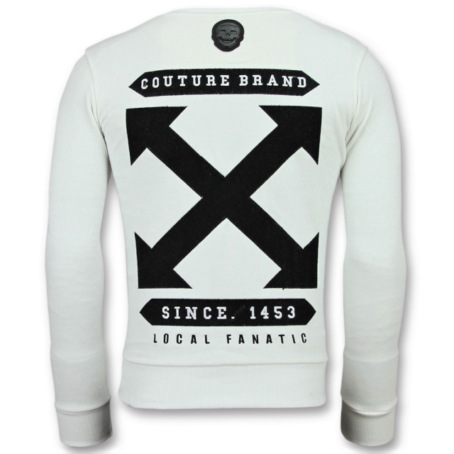 Local Fanatic Off cross sweater 11-6356W large