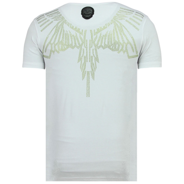 Local Fanatic Eagle glitter strakke t-shirt 11-6359W large