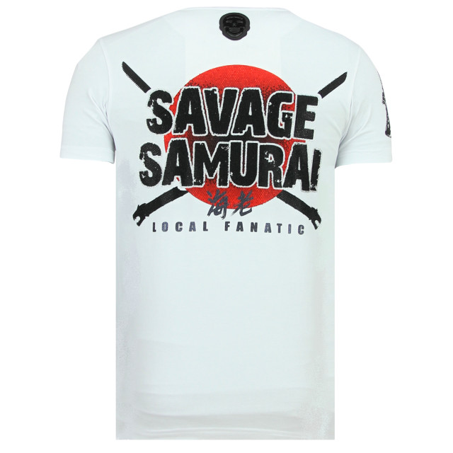 Local Fanatic Savage samurai t-shirt 11-6327W large