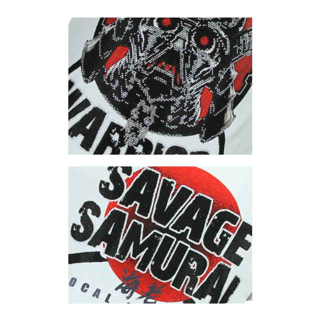 Local Fanatic Savage samurai t-shirt 11-6327W large