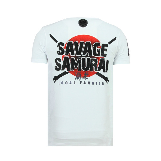 Local Fanatic Savage samurai t-shirt 11-6327W large