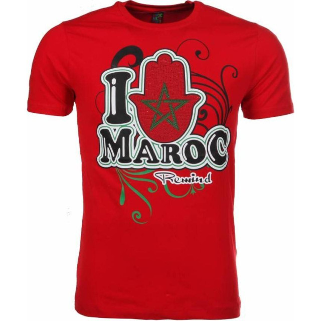 Local Fanatic T-shirt i love maroc M/T-ILM-R large