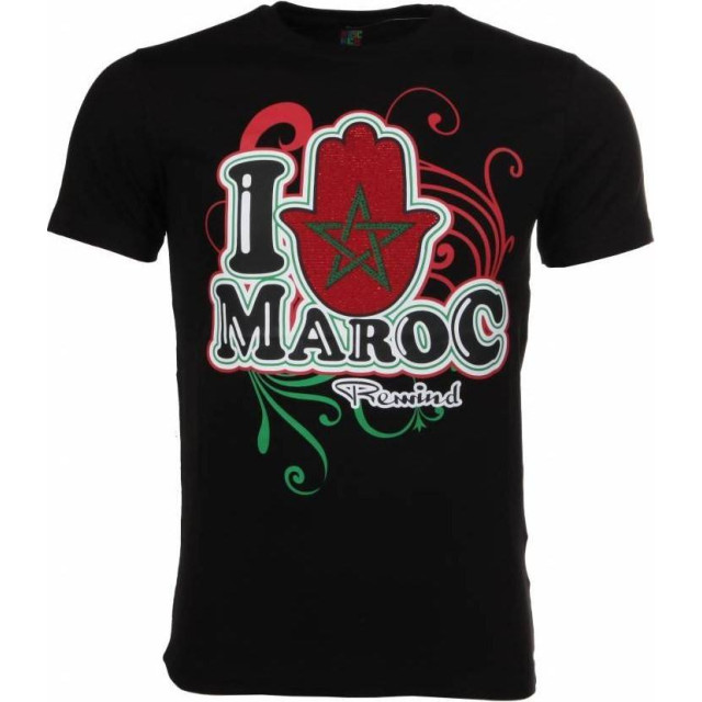 Local Fanatic T-shirt i love maroc M/T-ILM-Z large