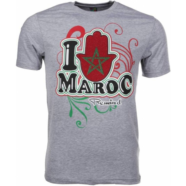 Local Fanatic T-shirt i love maroc M/T-ILM-G large