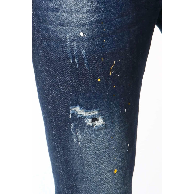 True Rise Basic broek jeans met verfvlekken D-3068 large