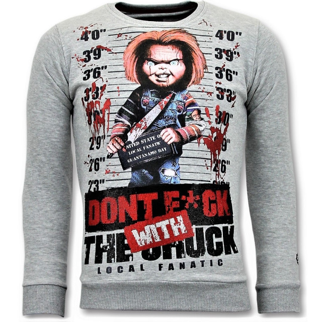 Local Fanatic Trui bloody chucky angry print 11-6393G large