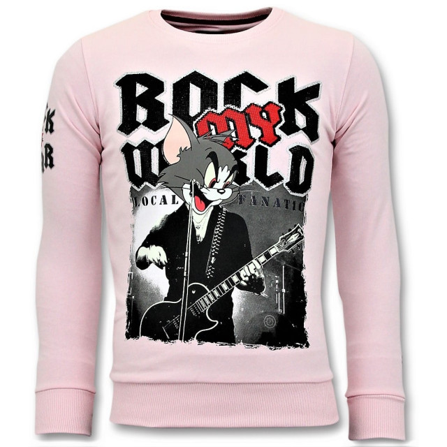 Local Fanatic Trui rock my world cat 11-6376R large