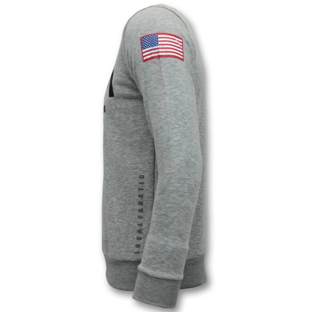 Local Fanatic Sweater nasa american flag 11-6412G large