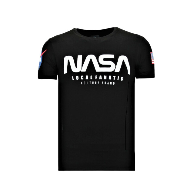 Local Fanatic Bedrukte t-shirt nasa american flag shirt 11-6395Z large