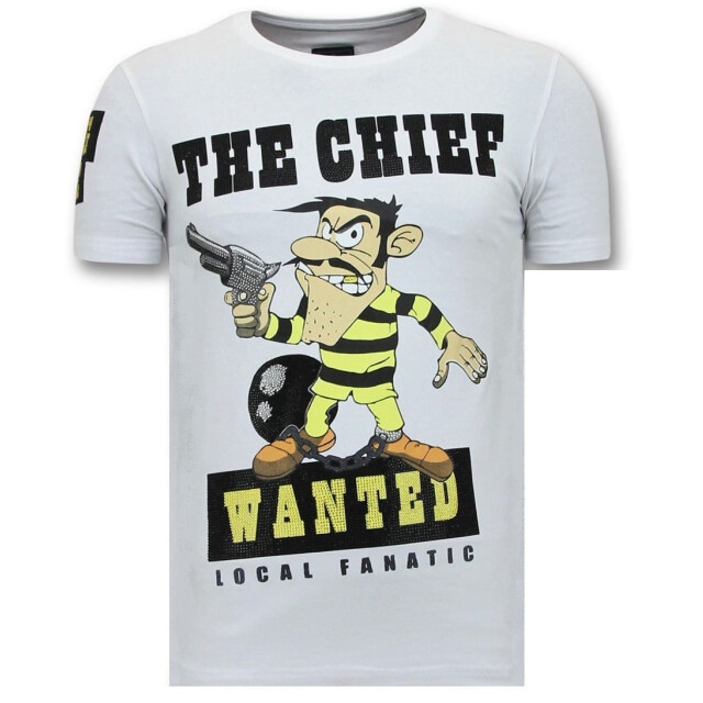 Local Fanatic T-shirt print the chief wanted 11-6367W large