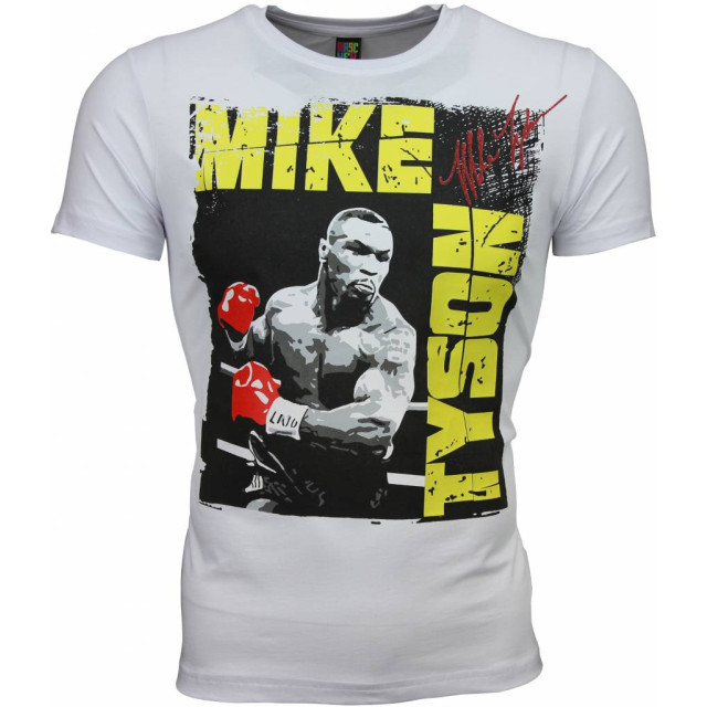 Local Fanatic T-shirt mike tyson glossy print M/T-MTGP-W large