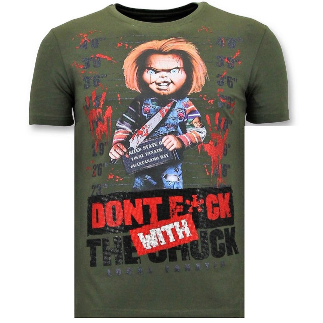 Local Fanatic T-shirt bloody chucky angry print 11-6388G large