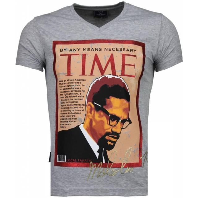 Local Fanatic Malcolm x t-shirt 4294G large