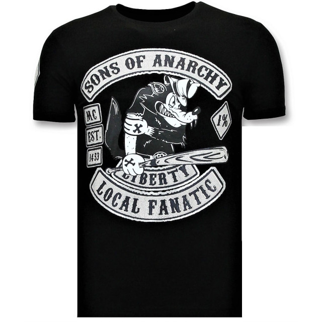 Local Fanatic T-shirt met opdruk sons of anarchy 11-6369Z large