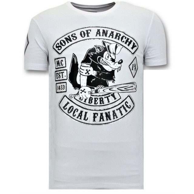 Local Fanatic T-shirt met print sons of anarchy mc 11-6369W large