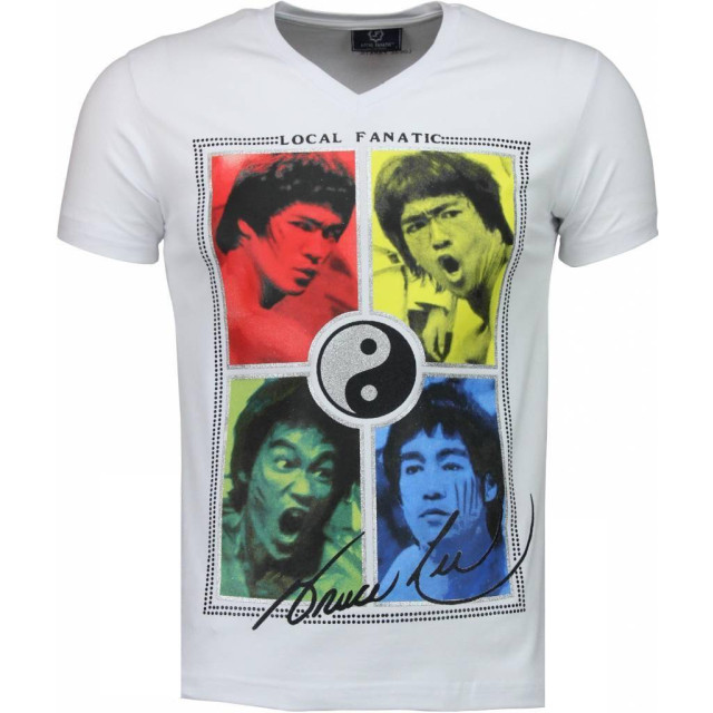 Local Fanatic Bruce lee ying yang t-shirt 2315W large