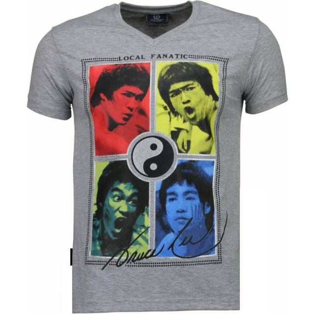 Local Fanatic Bruce lee ying yang t-shirt 2315G large