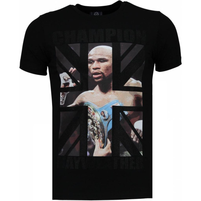 Local Fanatic Mayweather rhinestone t-shirt 4780Z large