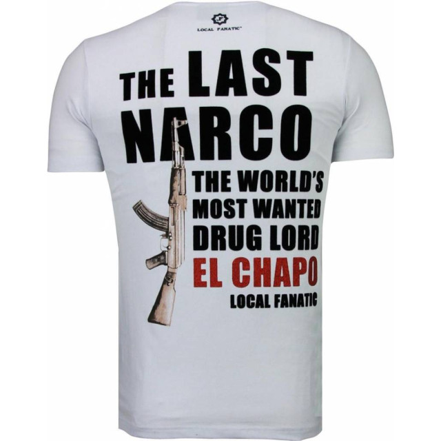 Local Fanatic El chapo flockprint t-shirt 5084W large