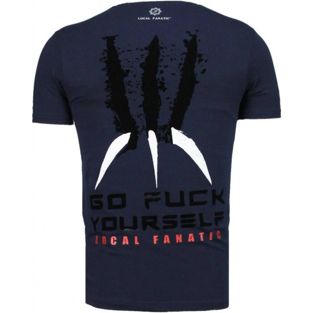 Local Fanatic Wolverine flock t-shirt 5089N large