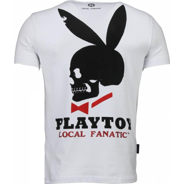 Local Fanatic God save playtoy rhinestone t-shirt 4778W large