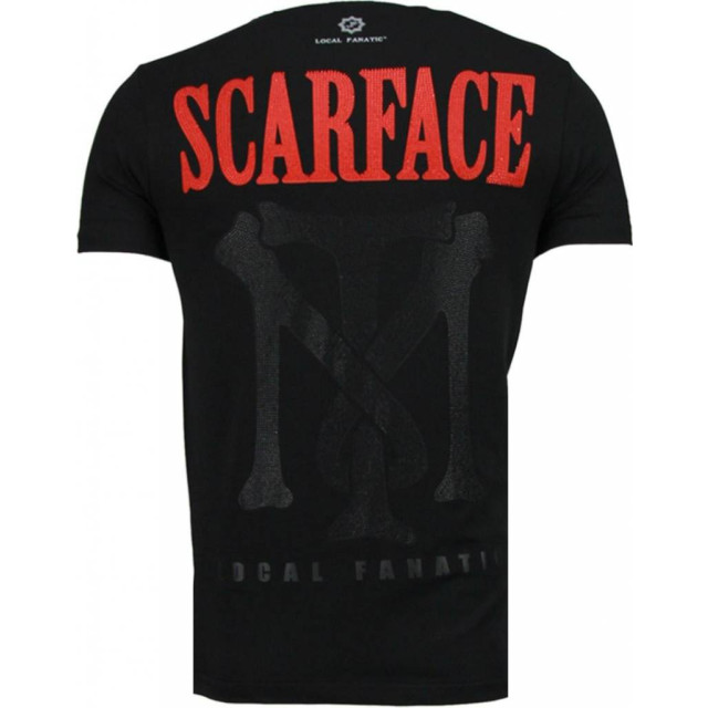 Local Fanatic Scarface boss rhinestone t-shirt 5093Z large