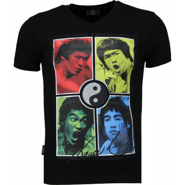 Local Fanatic Bruce lee ying yang t-shirt 2315Z large