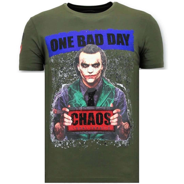 Local Fanatic T-shirt the joker man 11-6363G large