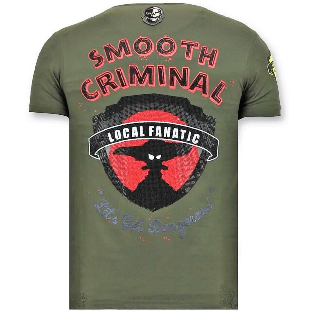 Local Fanatic T-shirt crime empire 11-6389G large