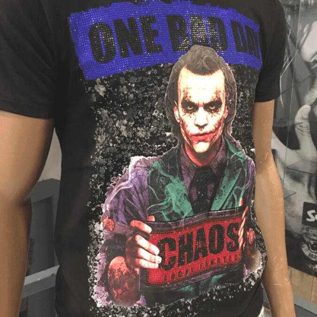 Local Fanatic T-shirt the joker man 11-6363Z large