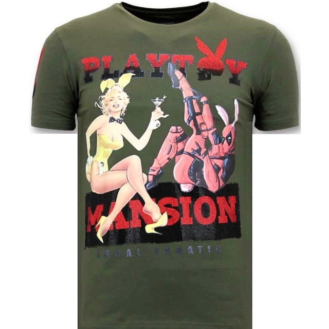 Local Fanatic T-shirt the playtoy mansion 11-6386W large