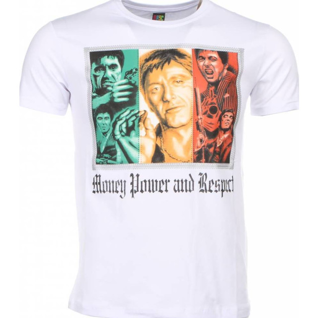 Local Fanatic T-shirt scarface money power respect print 1164W large