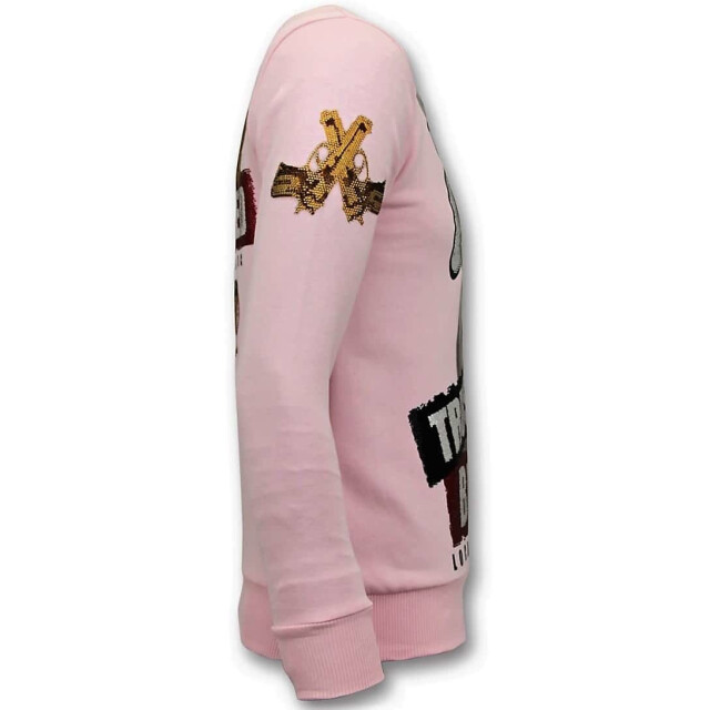 Local Fanatic Sweater trust no bitch 11-6413R large
