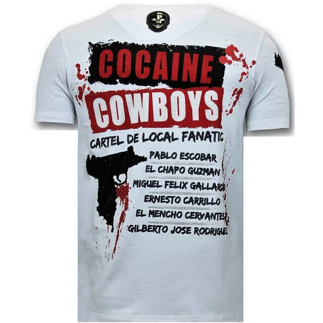 Local Fanatic T-shirt los jefes de narcos 11-6372W large