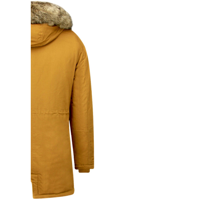 Enos Lange winterjas met faux bontkraag CA-7023GL | CA-7105GL large