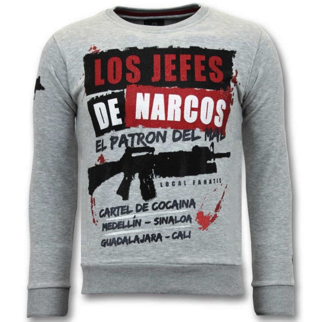 Local Fanatic Sweater los jefes de narcos 11-6382G large