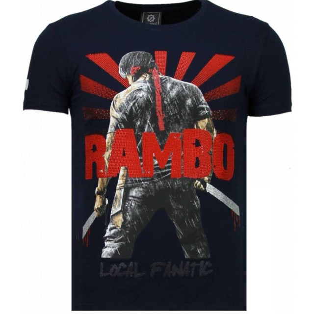 Local Fanatic Rambo shine rhinestone t-shirt 5769B large