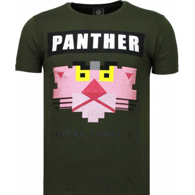 Local Fanatic Panther for a cougar rhinestone t-shirt 5780G large
