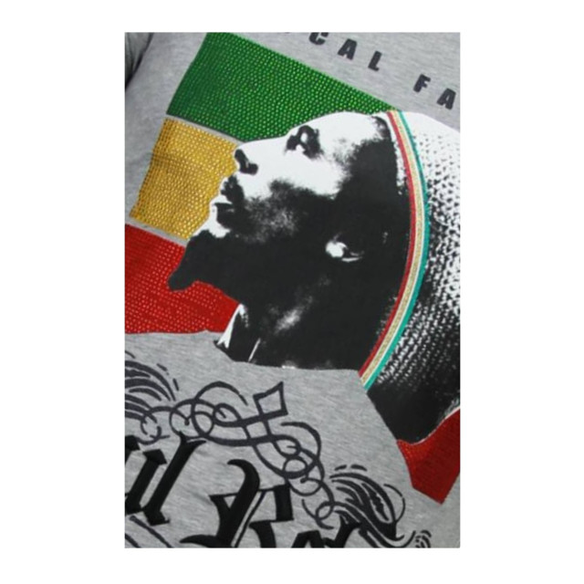 Local Fanatic Soul rebel bob marley rhinestone t-shirt 5778G large