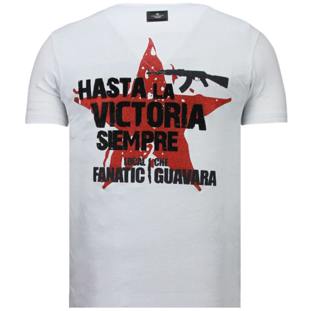 Local Fanatic Che guevara comandante rhinestone t-shirt 5781W large