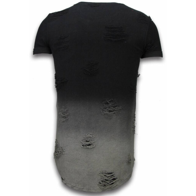 Justing Pictured flare effect t-shirt long fit T09182Z large