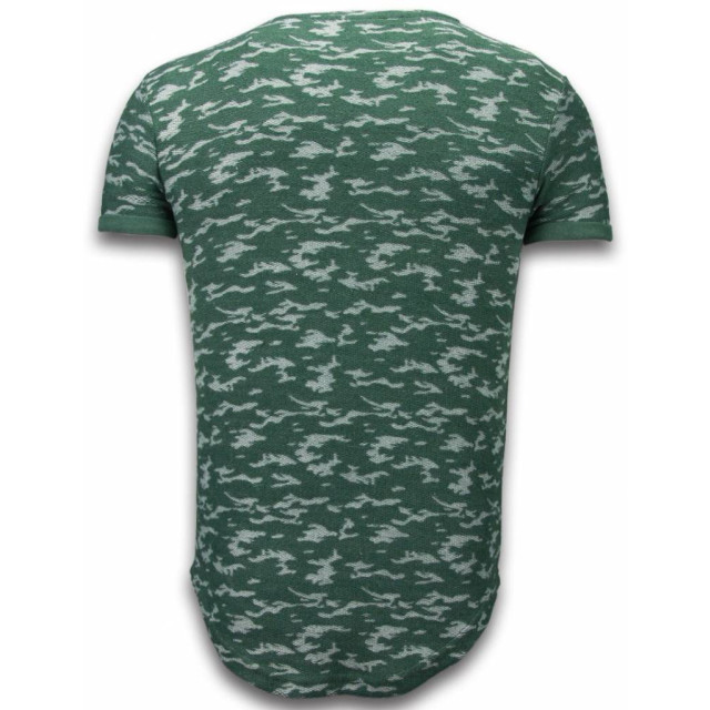 Justing Fashionable camouflage t-shirt long fit SW330G large