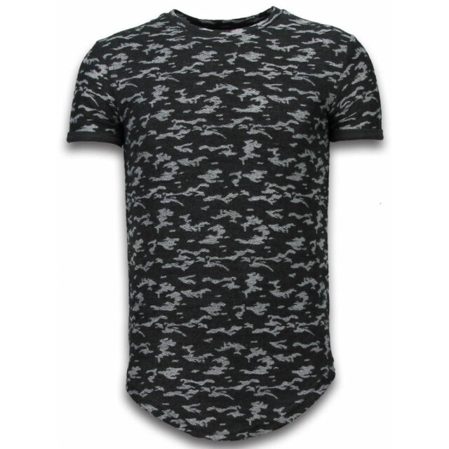 Justing Fashionable camouflage t-shirt long fit SW330Z large