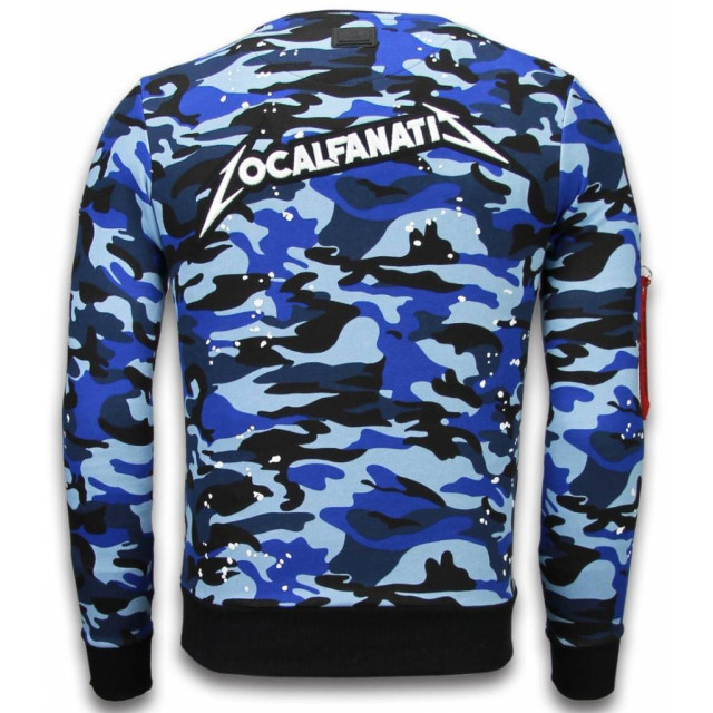 Local Fanatic Camo embroidery sweater patches LF-100B large