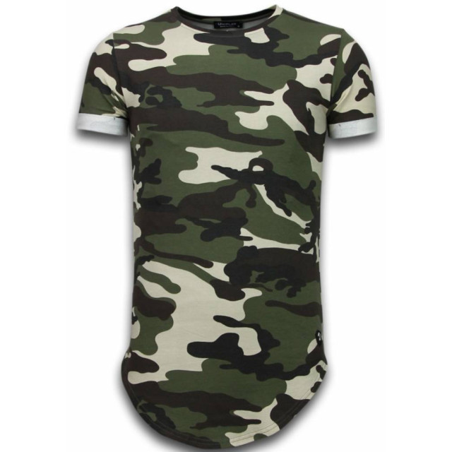 Tony Backer Known camouflage t-shirt long fit UP-T128G large