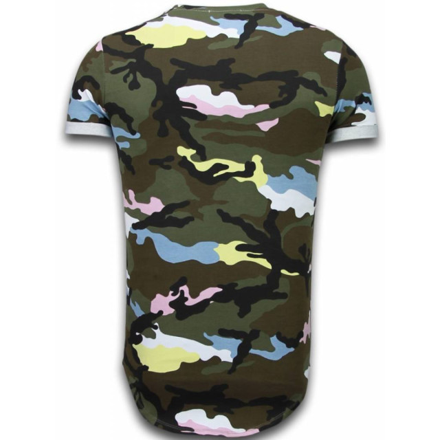 Tony Backer Known camouflage t-shirt long fit UP-T127P large