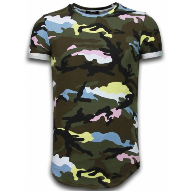 Tony Backer Known camouflage t-shirt long fit UP-T127P large