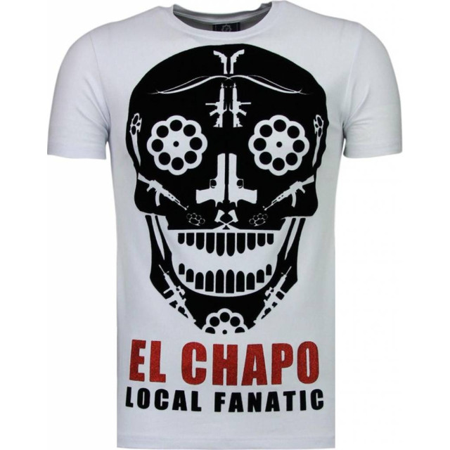 Local Fanatic El chapo flockprint t-shirt 5084W large